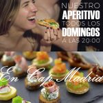 ¡¡¡¡EL APERITIVO DE LOS DOMINGOS DE CAP MADRID. GRATIS PARA LOS CLIENTES!!!!