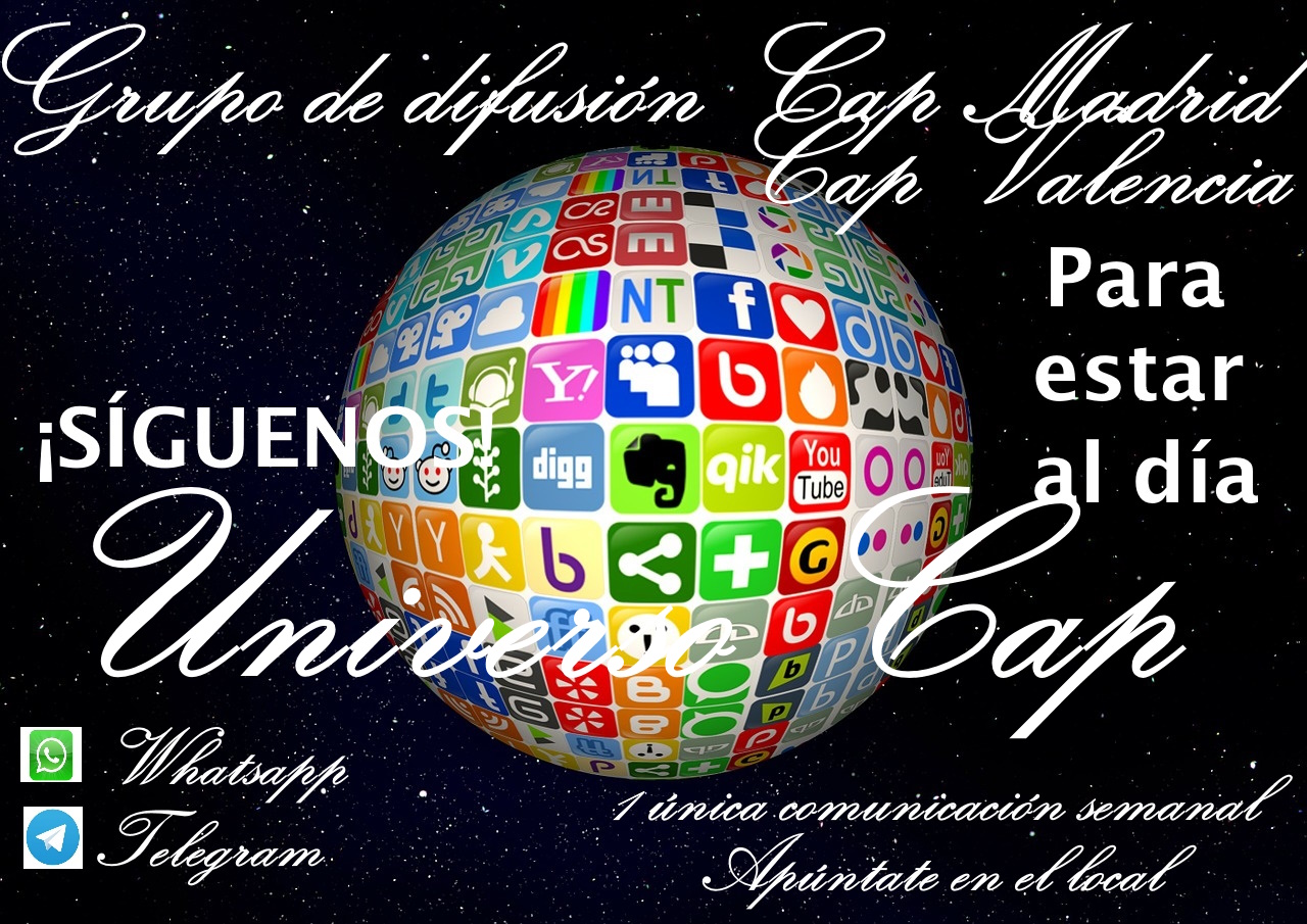 ¡¡¡¡GRUPO DE DIFUSIÓN DE UNIVERSO CAP. APÚNTATE Y CONOCE NUESTROS EVENTOS!!!!