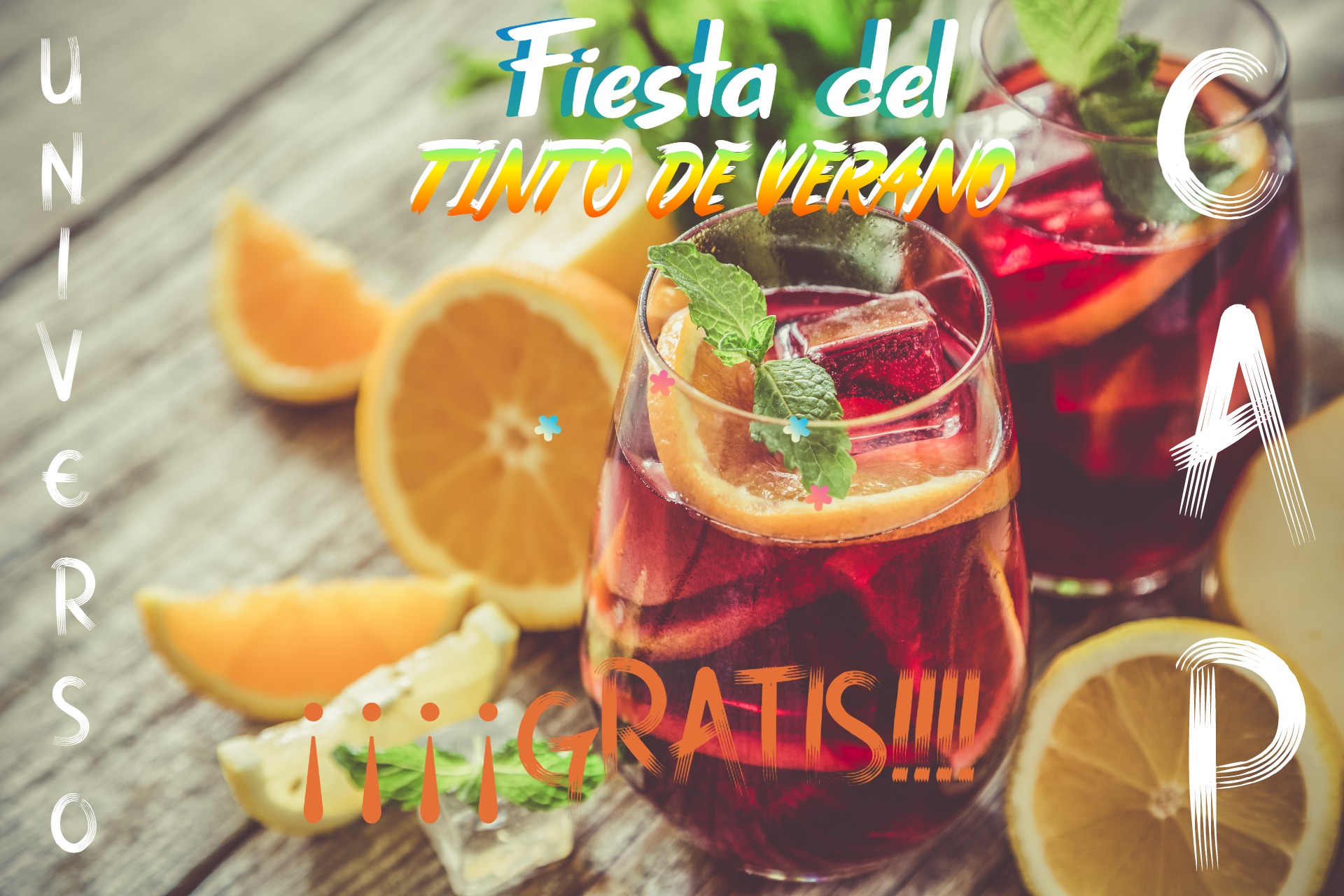 ¡¡¡¡TARDE DEL TINTO DE VERANO DE CAP MADRID. JUEVES 6 DE TARDE!!!!