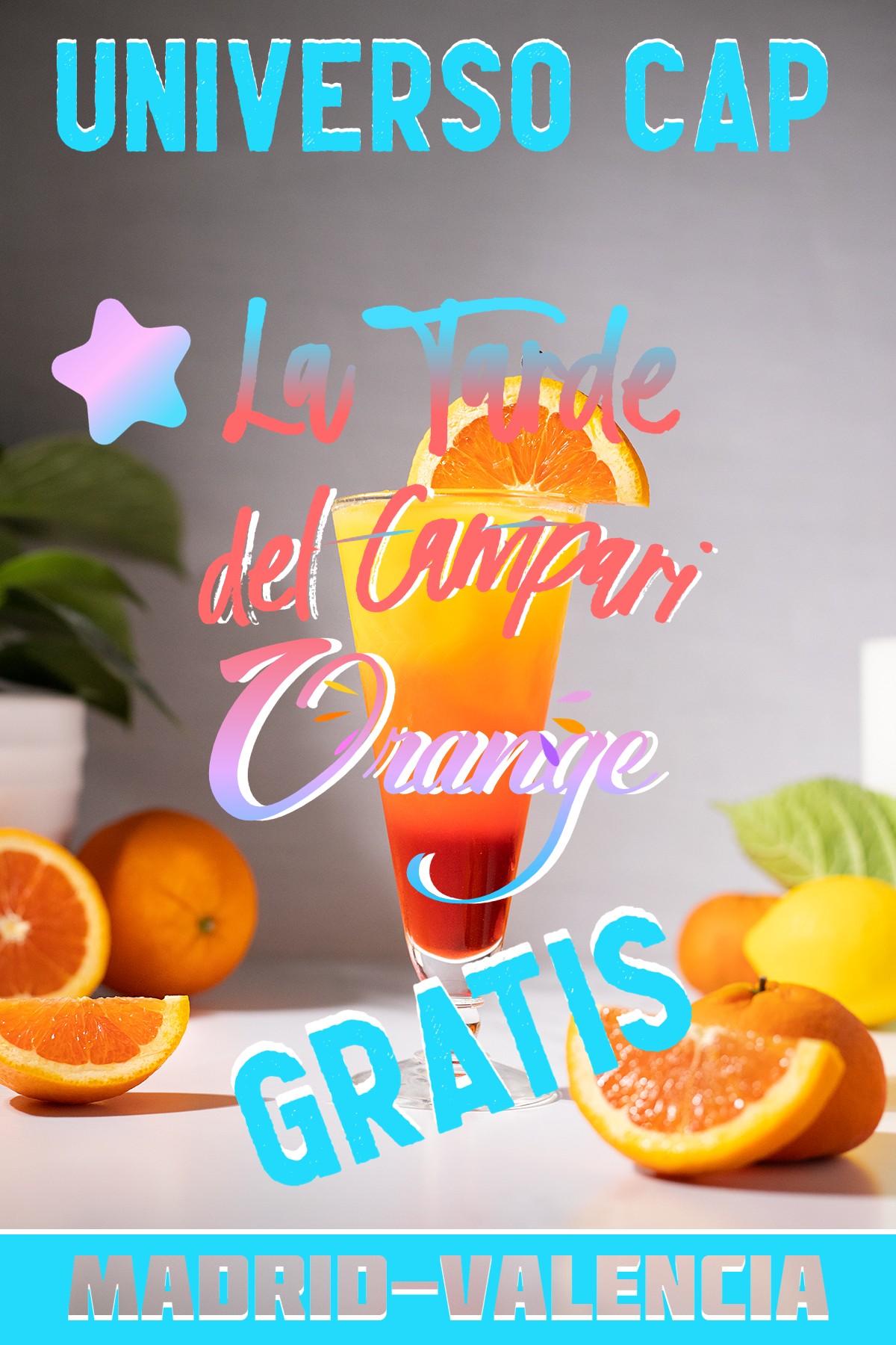 ¡¡¡¡TARDE DEL CAMPARI ORANGE EN CAP MADRID. GRATIS PARA NUESTROS CLIENTES!!!!