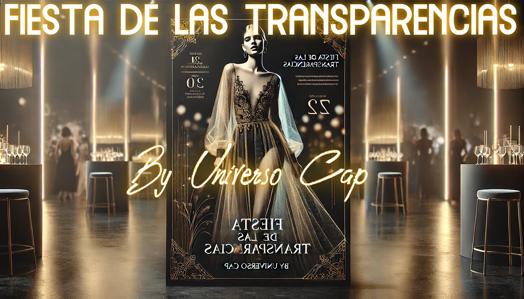 ¡¡¡¡FIN DE SEMANA DE LAS TRANSPARENCIAS. 10€ PAREJA CON CONSUMICIÓN EN CAP MADRID!!!!
