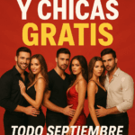 ¡¡¡¡PAREJAS Y CHICAS GRATIS. TODOS LOS DÍAS, A TODAS LAS HORAS Y TODO SEPTIEMBRE!!!!