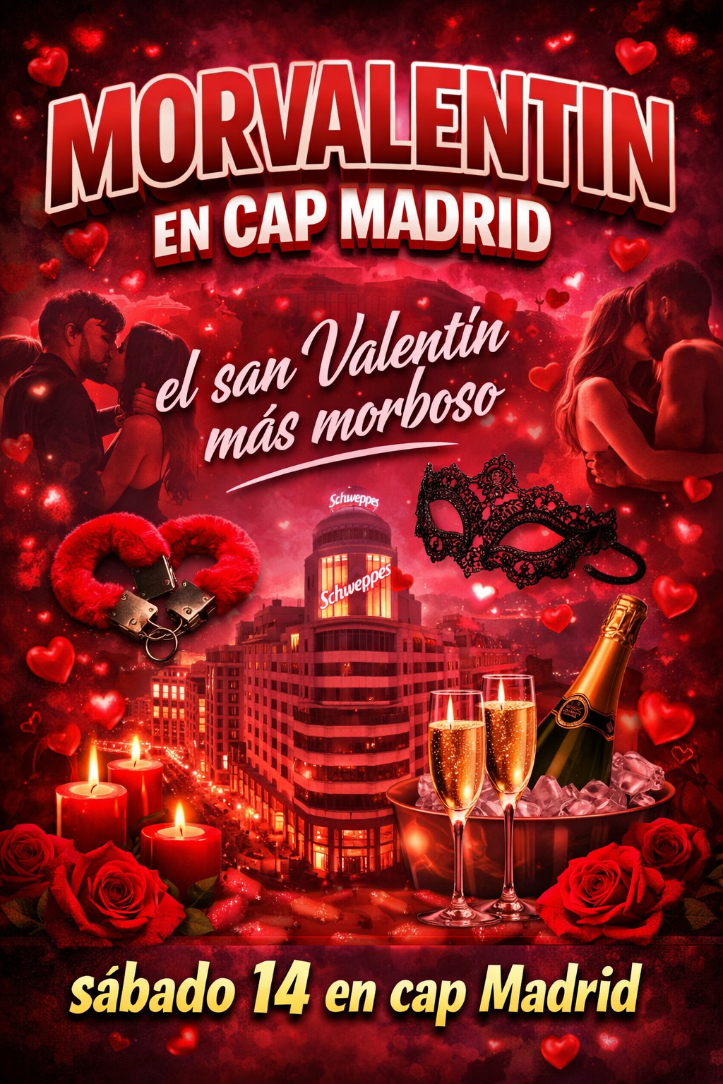 ¡¡¡¡MORVALENTÍN EN CAP MADRID. EL SAN VALENTÍN MÁS MORBOSO!!!!